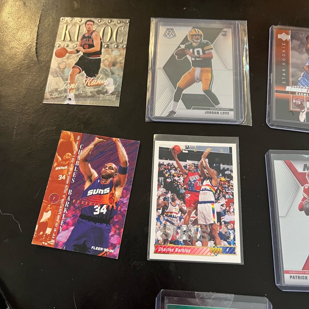 Basketball and football ball cards. - Picture 2 of 6